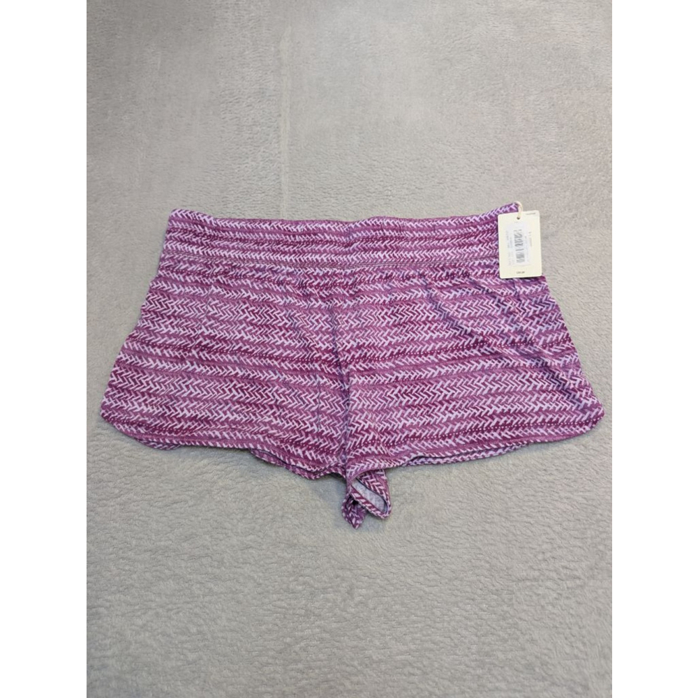 Women's Jasmine & Ginger Purple White Athletic Shorts L New Nordstrom Rack